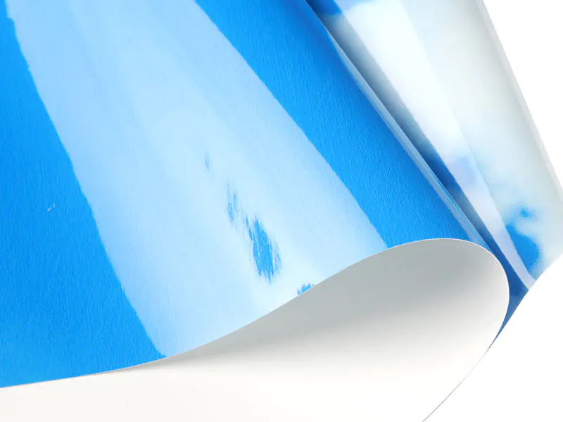 PVC proten laquearia pelliculae caeruleae striatae 20