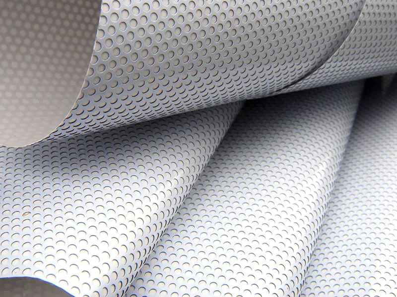 Una via Visio 140gsm Perforated Vinyl Sticker Rolls